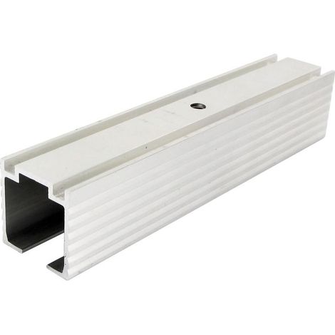 Rail de roulement porta 45 - Hauteur : 29 mm - Largeur : 29 mm - Longueur : 2000 mm - Matériau : Aluminium - HAWA
