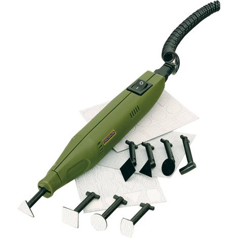 Proxxon – Mini ponceuse linéaire non rotative 12V – Vitesse 8000 tr/min – Pour surfaces étroites et cavités – Moteur durable en polyamide renforcé