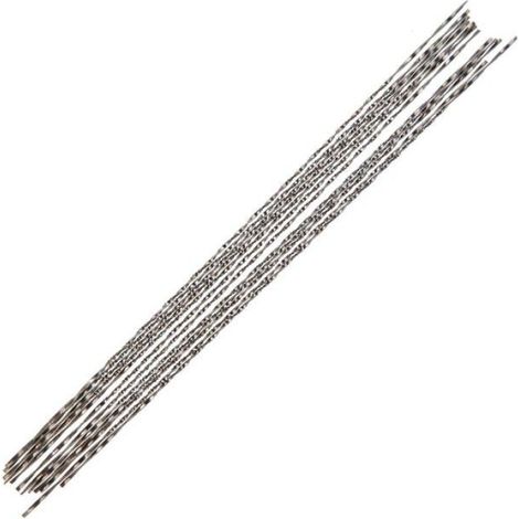 Lames De Scie A Chantourner - Acier Au Carbone - Pour Bois Plastique Metal - 12 Pieces (1/5)