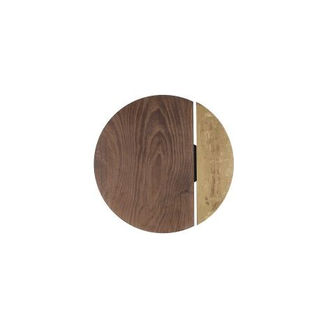 Applique murale LED Nowodvorski SUN 15W bois noir doré