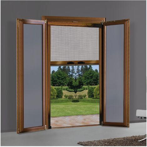 ZANZARIERA A RULLO VERTICALE PER PORTA/FINESTRA cm 80 x 250 - bianco