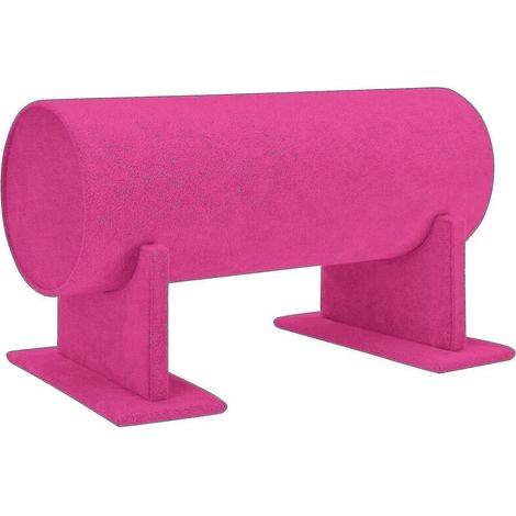 Présentoir à bijoux en velours pour bandeaux et serre-têtes, support pour magasin, noir et rouge. (1/5)