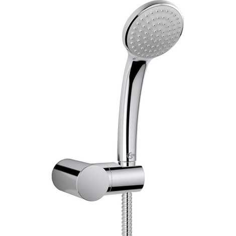 Ensemble douchette IDEALRAIN S douchette fonctionnelle d : 80 mm S1, 1 jet type : chrome pluie IDEAL STANDARD