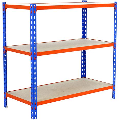 Simonrack Scaffale leggero in metallo e legno 3 livelli (1/3)