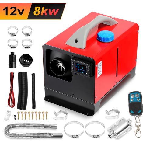 Randaco 12V 8KW Air Diesel Standheizung Integration LCD Diesel Luftheizung PKW Heizung Dieselheizung (1/5)