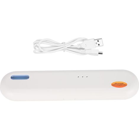 Étui de stérilisation UV USB blanc pour brosse à dents, boîtier désinfectant portable avec support de rangement (1/5)