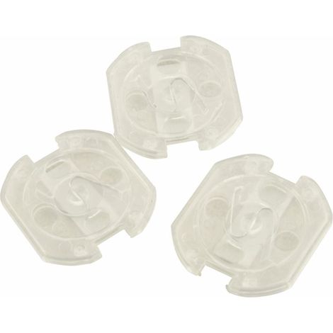 Unitec Steckdosenschutz Kindersicherung klebend transparent 10x Steckdosen (1/2)