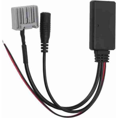 Câble d'entrée AUX Kit d'adaptateur de Microphone, câble auxiliaire 5.0, pour IOS 5 5C 5s 6 Plus, auto outillage (1/4)