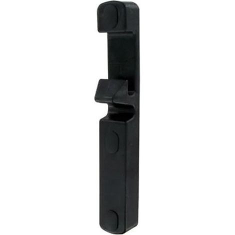 Tirard – Gâche en applique pour serrure de portail MODULOX noire – Compatible série GB – Pour profil carré – Matière composite