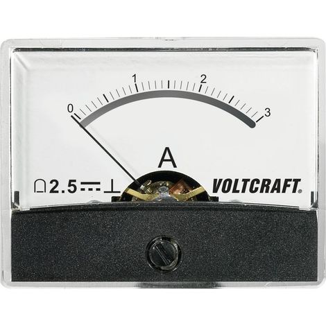 APPAREIL DE MESURE ENCASTRABLE ANALOGIQUE VOLTCRAFT AM-60X46/3A/DC (1/2)