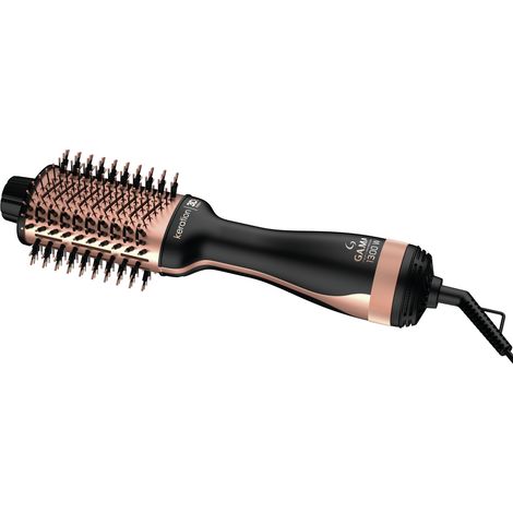GA.MA Keration 3D Heißluftbürste Warm Schwarz, Gold 1100 W