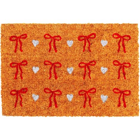 Zerbino in fibra di cocco, 60x40 cm, design decorativo (1/5)
