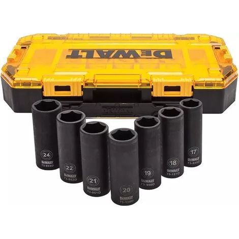 Dewalt 7 pcs. 1/2 impact socket set