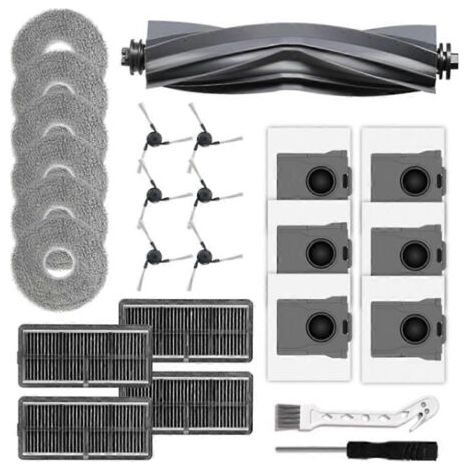 LAN Lot de 23 pièces pour balais-serpillères Dreame X40 Ultra, L40 Ultra, X40 Master et Mova P10 Pro Ultra : brosse principale, filtres et sac à poussière. (1/5)