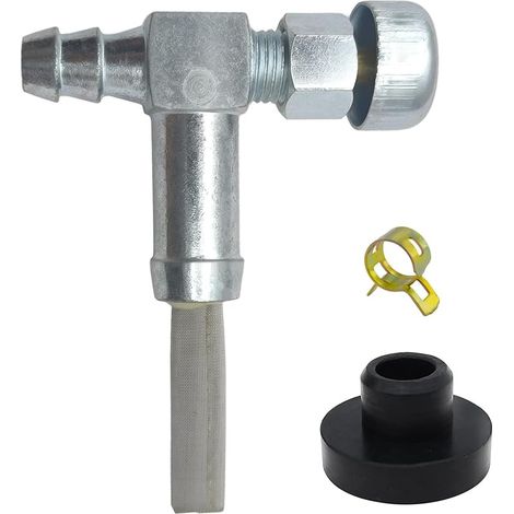 Robinet Essence + Joint Réservoir 33/64" pour Craftsman Coleman Generac MTD Tondeuse Tracteur 951-0171 751-0171 Motoculteur Souffleuse + Collier