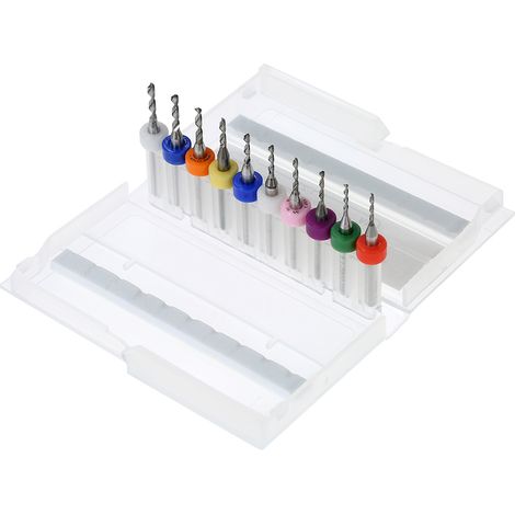 Decdeal 10pcs Tungsten -Vergaser -Micro -Bohrbits Gravurwerkzeuge für die PCB -Leiterplatte 1,1 mm+1,2 mm+1,3 mm+1,4 mm+1,5 mm+1,6 mm+1,7 mm+1,8 mm+1,9 mm+2,0 mm (1/5)