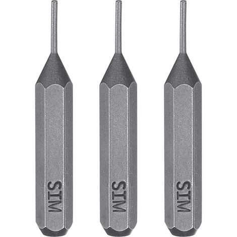 3pcs pour Retrait de Carte 5/32" Tige Hexagonale 28mm Longueur (1/5)