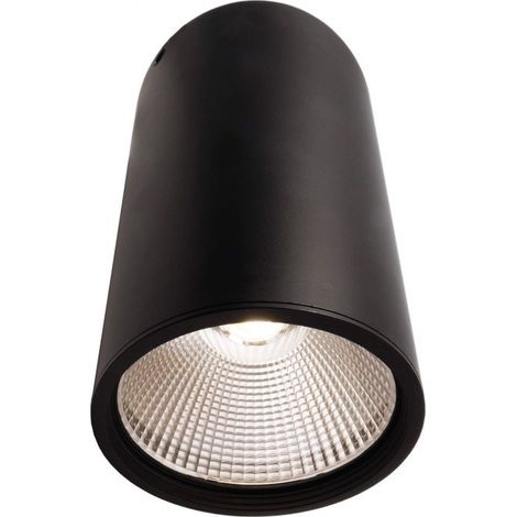 Plafonnier Led haute puissance  noir 4000K - Deko Light - Luna 40 (1/3)