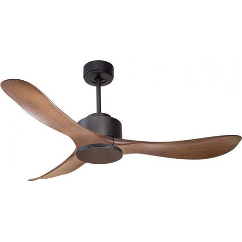 Modulo de KlassFan - Super déstratificateur d'air sans Lumière,gris basalte et couleur bois, thermostat idéal 70 à 90 m²