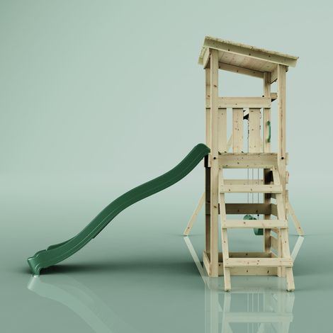 OutdoorToys Spielturm Neapel aus Holz in Grün