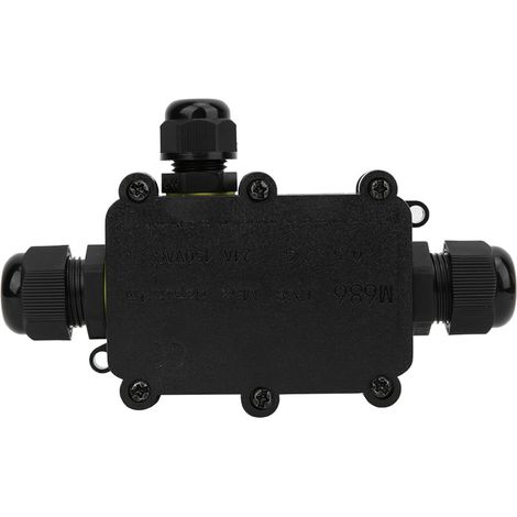 Boîtier de jonction en plastique IP68, étanche à 5 m, boîtier de connexion électronique T100 450 V CA 24 A UL94V-2 (1/5)