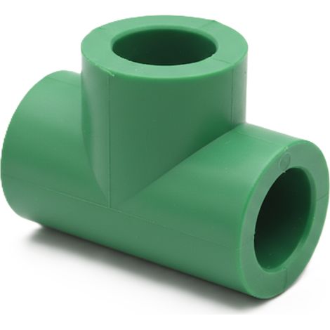 Raccordo a t ridotto per impianto idrico pp r Ø32x25x32 l37 mm bampi vt322532