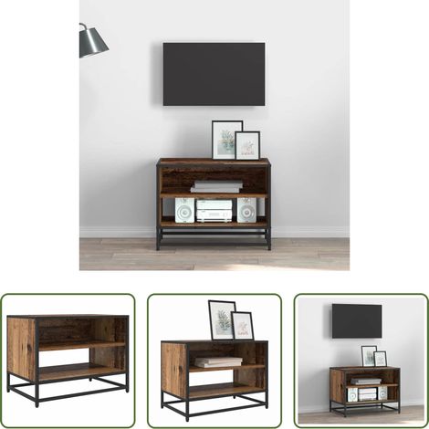 Meuble TV - Unites TV Bois Ancien 61 x 40 x 46 cm Bois d'ingénierie (1/5)