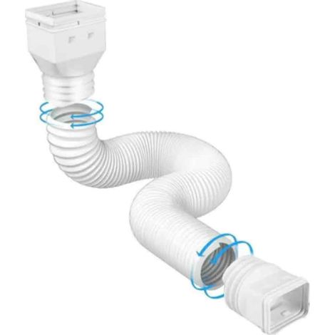 Adaptador Manguera Plástico - Rosca 1/2 Pulgada - Para Conexión Tubos Riego - ABS UV Resistente - 0 a 60 °C (1/5)