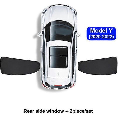 Pare-soleil de voiture pour Tesla Model 3 YXS 2023-2022 : protection solaire pour pare-brise, vitres latérales avant et arrière, protection d'intimité. (1/5)