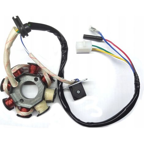 Estator de encendido Estator Scooter 4T GY6 139 Qmb Qma Zipp Barton Baotian Lifan (1/2)