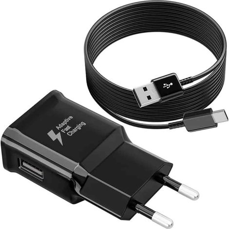 Chargeur Rapide Secteur USB Type C pour Samsung Galaxy A15 A14 A13 A05s A71 A55 A35 A34 A33 A25 A23 A53 S10 S10e S9 S8 S20 S21m14