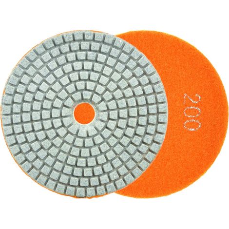 Polierscheibe zum Nassschleifen von Steinzeug 100 mm GR200 (5/250) (1/5)