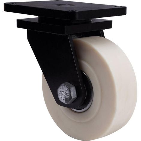 RUEDAS ALEX rueda giratora placa 10hlr200-nfb nylon fundido eje bolas (1/2)