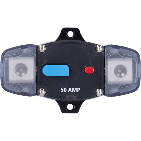 Automatischer 50-A-Leistungsschalter mit Rückstellung zum Schutz vor Überlastung – für Audio-/Videosysteme in Booten, Wohnwagen, Yachten, Autos und Wohnmobilen. (1/5)