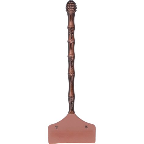 Reinigungsbürste für Teetabletts aus Hartmetall, weicher Silikonkopf und Wasserabzieher, braun (1/5)