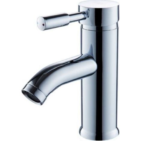 Robinet Lavabo - Acier Inoxydable - Robinet Eau Chaude Froide - Pour Salle De Bain - 1 Pièce (1/5)