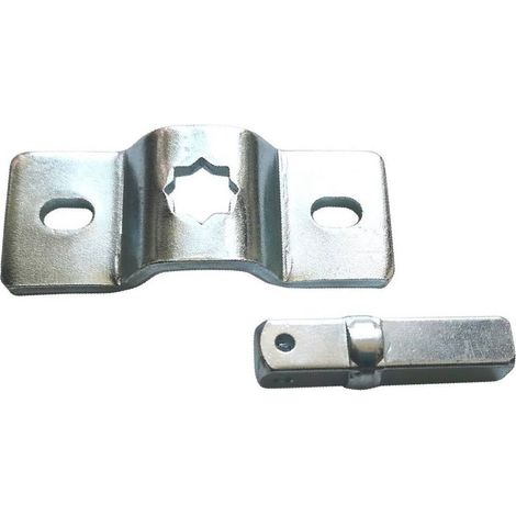 SUPPORTO FISSAGGIO PER MOTORE TAPPARELLE completo di perno quadro (1/2)