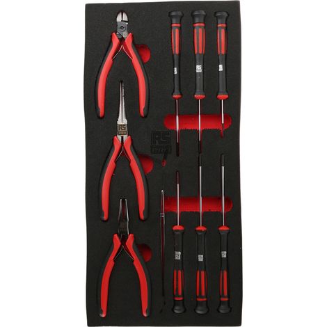 Mallette à outils pour Electriciens RS PRO, Jeu de 10 pièces ( Prix pour 1 ) (1/3)
