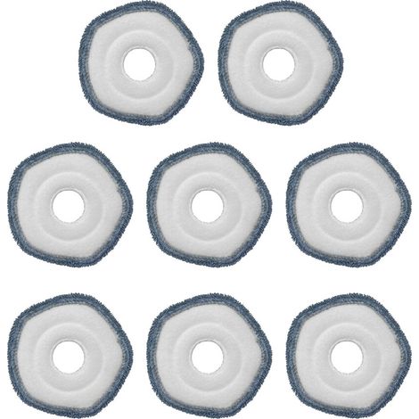 Paños de limpieza de repuesto para aspiradoras robotizadas, almohadillas - 8 unidades
