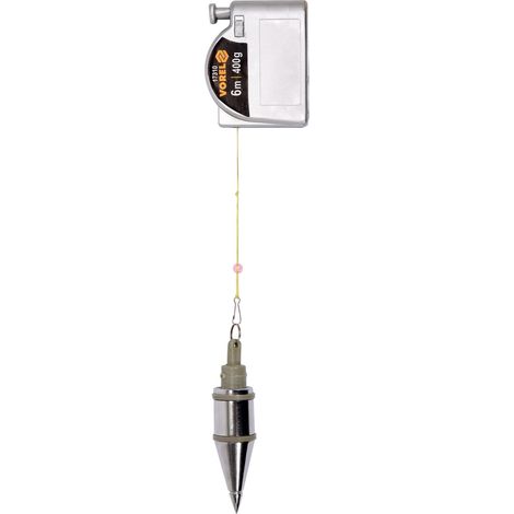 Vorel – Plomada 400 g 6 metros con alimentador automático y magnético directividad Lot Albañil Lot Lot cuerda Lot