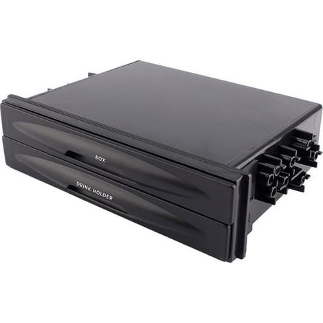 1 Unité Accessoire de rangement, Plastique ABS, Porte-gobelet intégré, Pour tableau de bord véhicule (1/5)