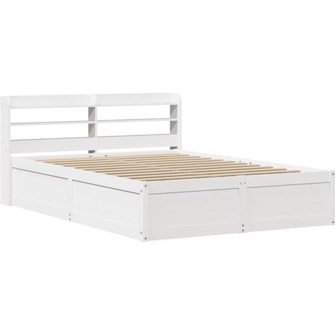 Maison Exclusive - Estructura de cama con cabecero madera pino bl