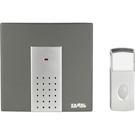 Sonnette sans fil à piles avec contrôle du volume, portée 150 m, 6 V IP20, SATTINO Zamel ST-230 (1/4)