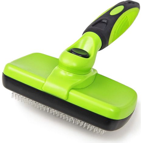 Slicker Brush - Fonction de nettoyage en un clic - épilateur doux et efficace pour animaux de compagnie (1/5)