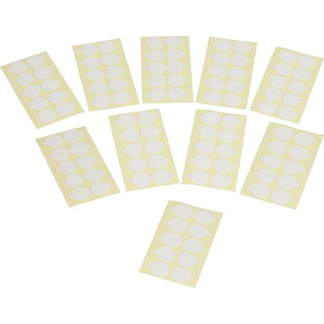 de 10 autocollants pour mèches de bougies double face (1/5)