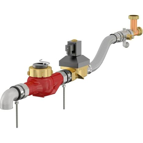 Flamco Ablassmodul mit Impulswasserzähler, Kvs = 20 cbm/h (1/2)