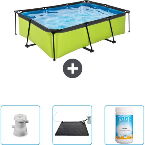 Exit Pool Rechteckig - 220x150x65 cm - 4-teilig  SCB80 (1/3)
