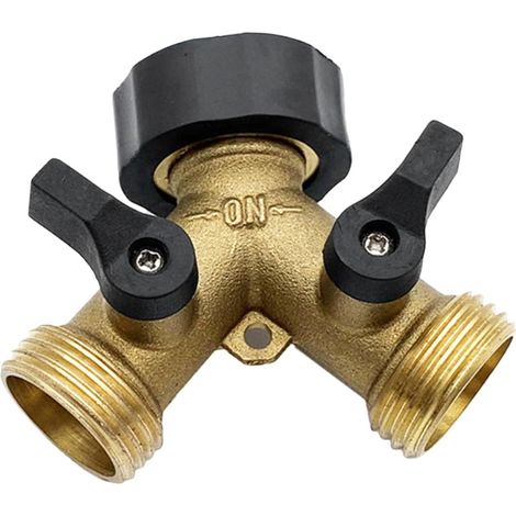 JSSEVN-Raccord y pour Tuyau Arrosage Adaptateur Voies Connexion Étanche Contrôle Indépendant du Débit Eau (1/5)