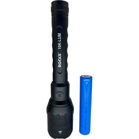 Torcia ROOKS ALU-POWER-STRONG 10.000 lm Zoom 4 modalità (OK-03.3031)
