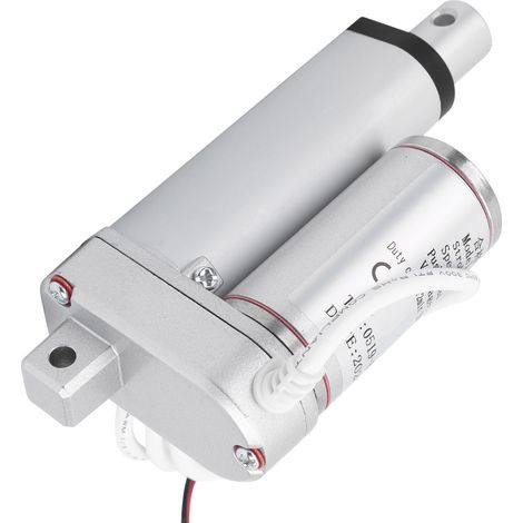 Système de levage par actionneur linéaire électrique, charge de 100 kg, course de 50 mm, vitesse de 12 mm/s, 48 V CC (1/5)